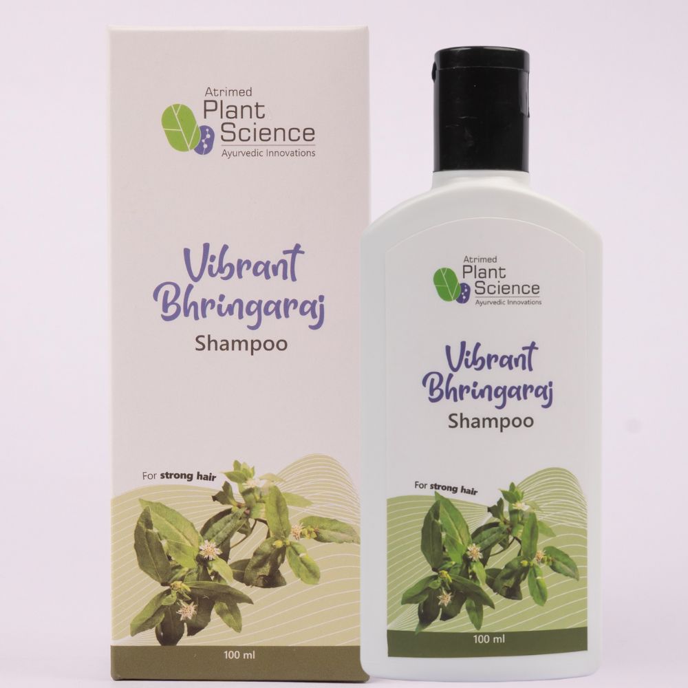 Atrimed Plant Science Vibrant Bhringaraj Shampoo | For Strong Hair | 100ml | Pack of 1