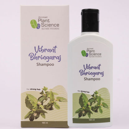 Atrimed Plant Science Vibrant Bhringaraj Shampoo | For Strong Hair | 100ml | Pack of 1