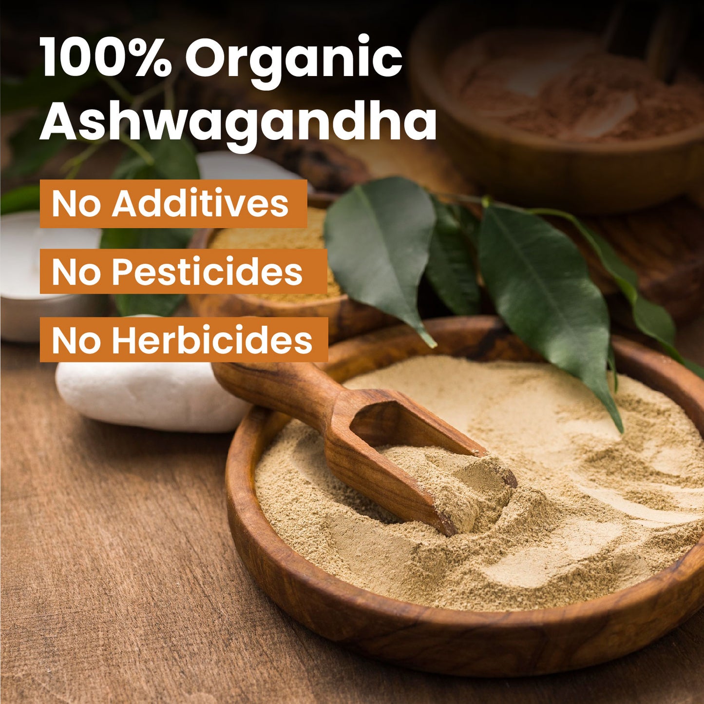 Vlado’s Himalayan Organics Ashwagandha Powder | 100% Organic & Pure | 100g