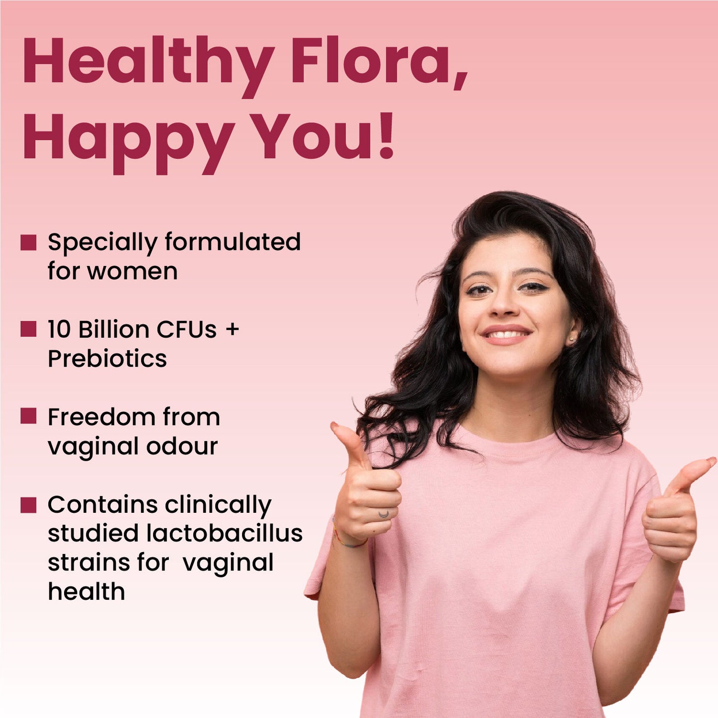 Vlado’s Himalayan Organics Vaginal Probiotics for Women | With Lactobacillus & Prebiotics | Supports Intimate pH Balance | 10 Billion CFU | 60 Veg Capsules