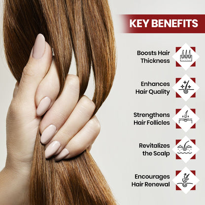 Vlado's Himalayan Organics Plant-Based Hair Vitamin with Biotin & DHT Blocker – 60 Veg Capsules