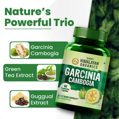 Vlado's Himalayan Organics Garcinia Cambogia Supplement | 60 Veg Capsules