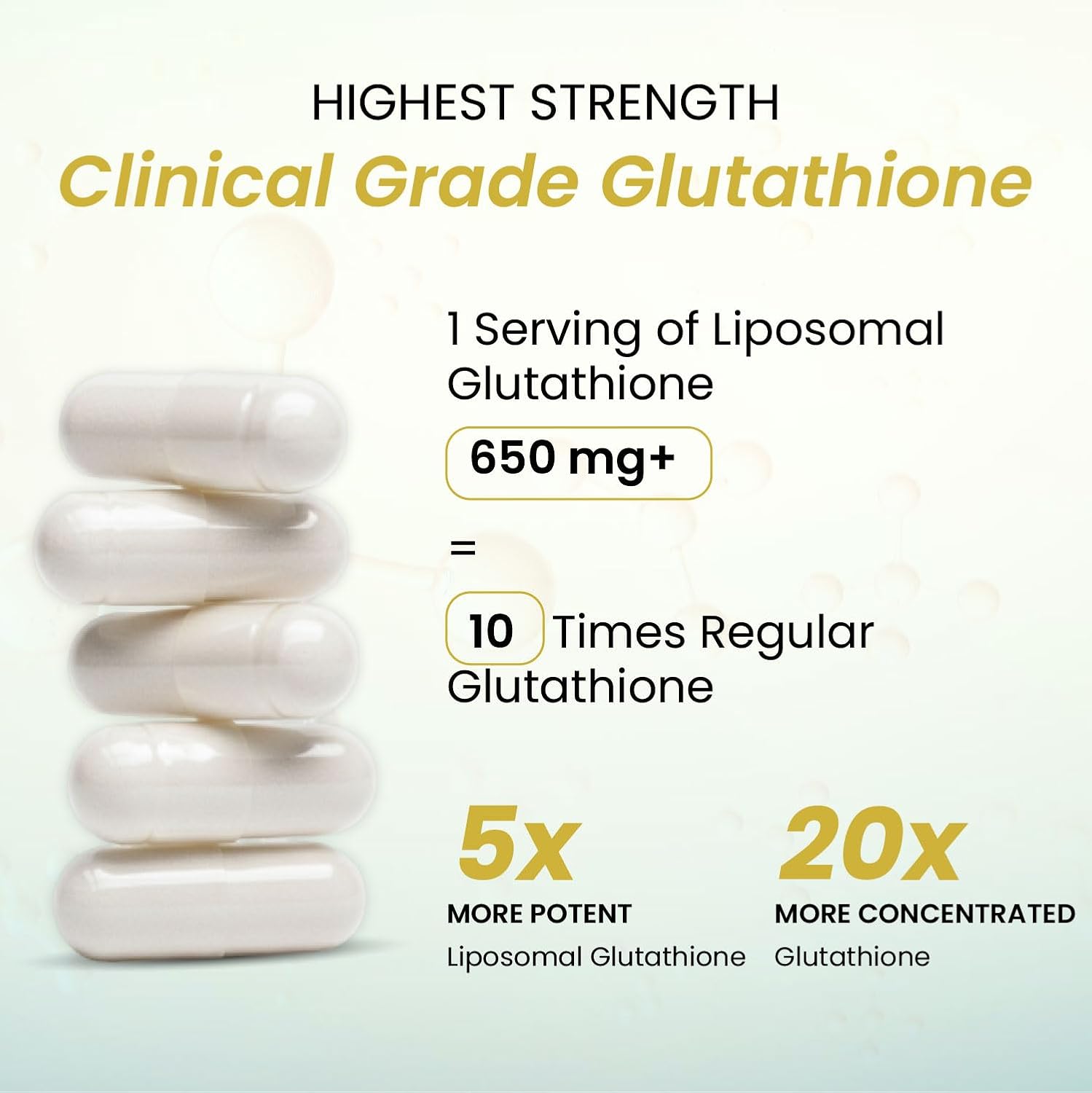 Vlado's Himalayan Organics Liposomal Glutathione 650mg+ with N-Acetyl Vlado's Himalayan Organics Liposomal Glutathione 650mg+ with N-Acetyl