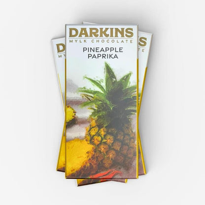 Darkins Vegan Mylk Pineapple Paprika Chocolate | Unrefined Cane Sugar | 50 Gm Each Pack Of 3