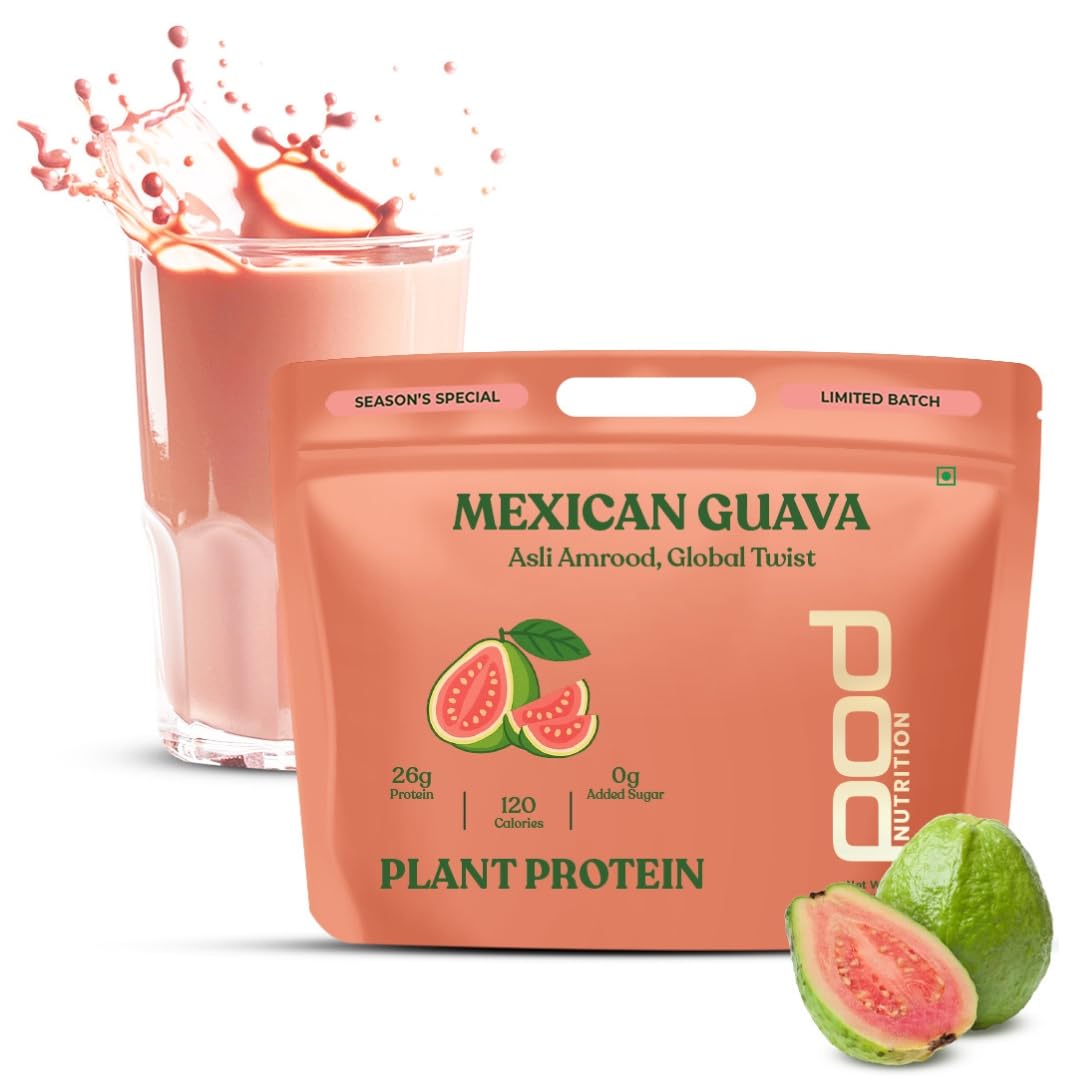 Pea Protein Isolate Powder | Vegan Plant Protein, No Added Sugar, Dairy Free| Clean & Easy to Digest with Essential Amino Acids (500 Grams, Mexican Guava)