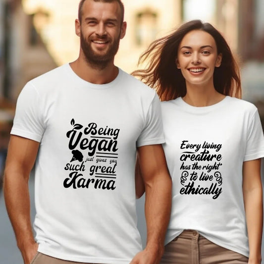 T-Shirt | Being Vegan is such a great karma