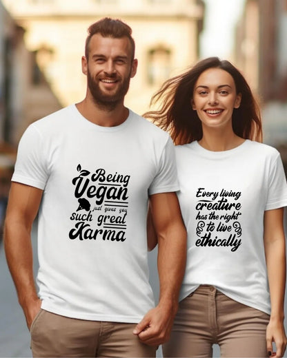 T-Shirt | Being Vegan is such a great karma