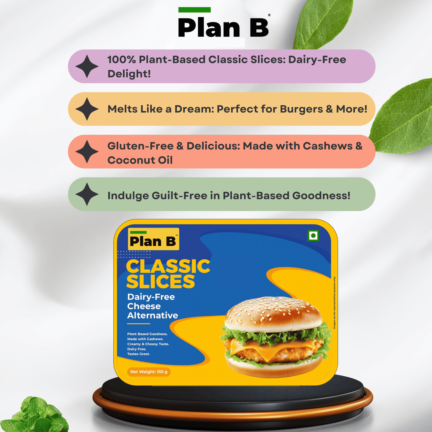 Plan B Classic Cheezy Slices 150 g