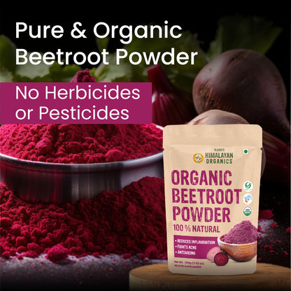 Vlado’s Himalayan Organics Beetroot Powder | 100% Pure & Natural | 100g