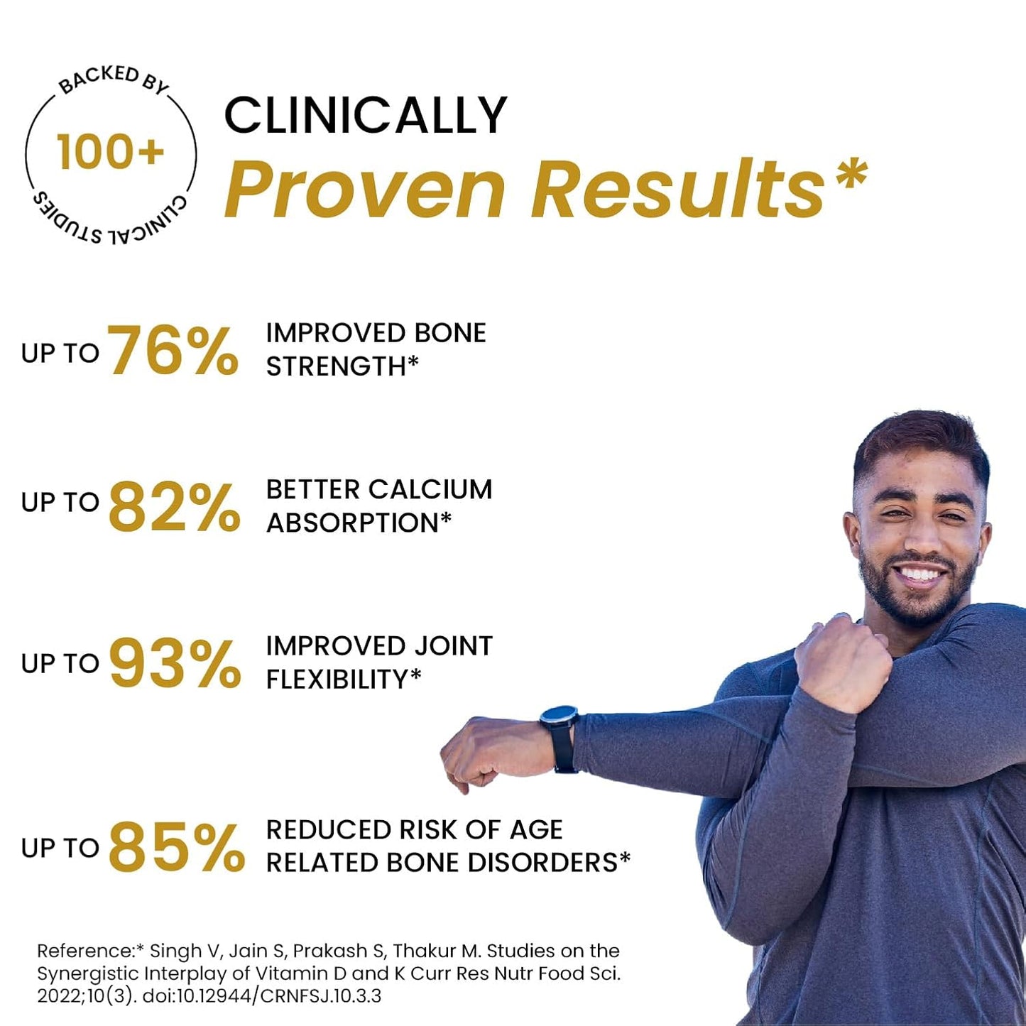 Vlado’s Himalayan Organics Liposomal Calcium 2100 mg with Vitamin D3, K2 (MK-7) & Vitamin B12 – 60 Veg Tablets | For Men & Women