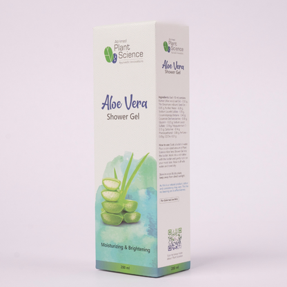 Atrimed Plant Science Aloe Vera Shower Gel | Moisturizing & Brightening | 200ml