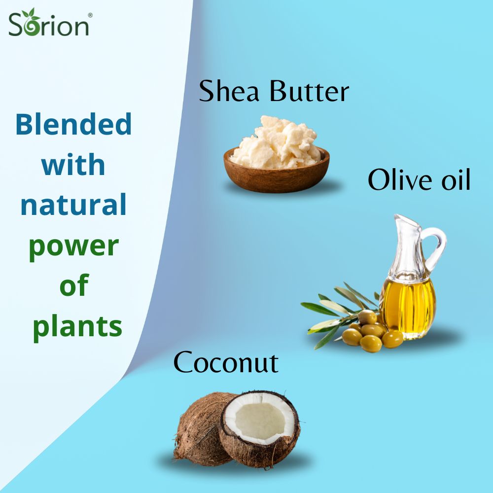 Atrimed Sorion Moisturizer | With precious Narikela & Plant extracts from Nimba, Haridra, Manjistha & Streekutaja | Intensive care of sensitive, irritated, Itchy or flaky skin | 200ml | Pack of 1