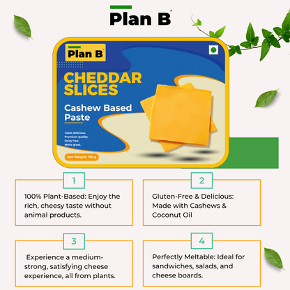 Plan B Cheddar Slices 150 g