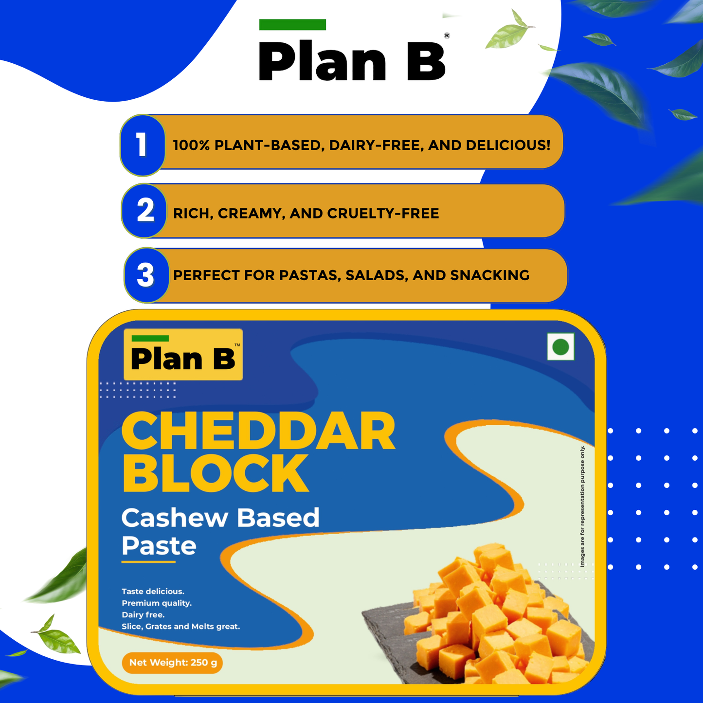 Plan B Cheddar Block 250 g