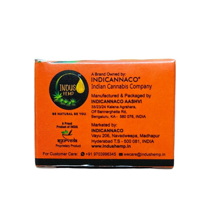 INDUS HEMP LIP BALM | ANNATTO & ORANGE | SPF 15 | FOR PLUMPER & SUPPLE LIPS