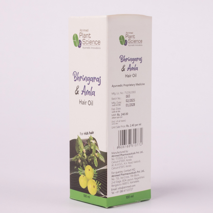 Atrimed Plant Science Bringaraj & Amla Hair Oil | For Rich Hair |100ml