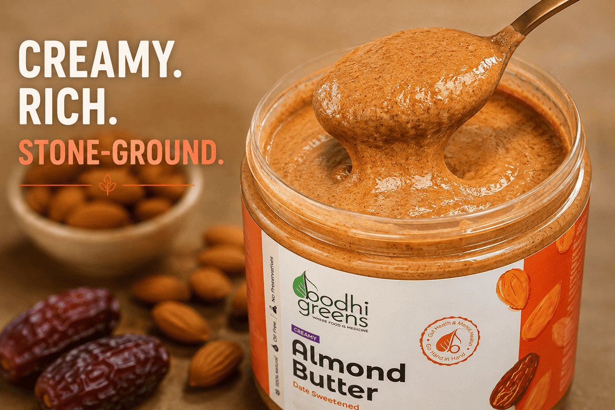 Bodhi Greens Almond Butter | Date Sweetened | 1kg