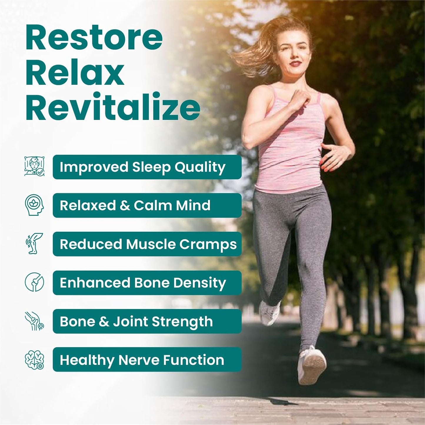 Vlado’s Himalayan Organics Magnesium Glycinate Tablets | High-Absorption 2000 mg Formula with 440 mg Elemental Magnesium | 30 Tablets (100% RDA)