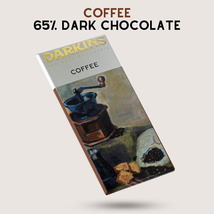 DARKINS 65% Coffee Dark Chocolate | Dark With Coffee | Dark Chocolate bar 3x50gm| 50g Each Pack of 3