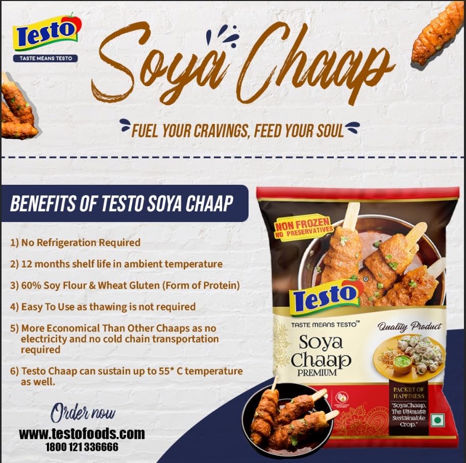 Testo Soya Chaap Premium 1kg