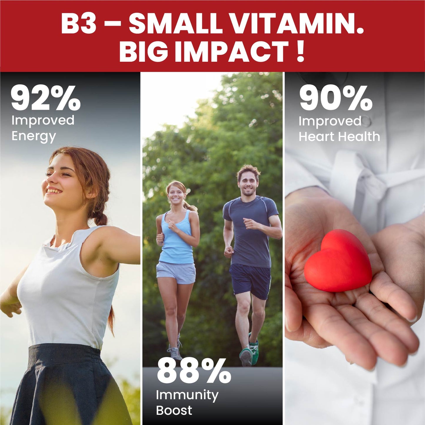 Vlado's Himalayan Organics Organic Niacin (Vitamin B3) Tablets | 18 mg per Serving | 45 Veg Tablets