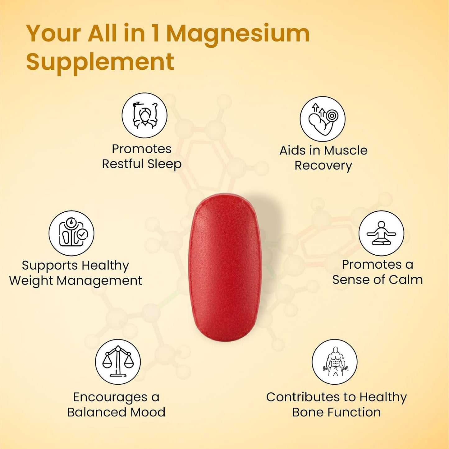 Vlado’s Himalayan Organics 5X Strength Liposomal Magnesium 2100mg+ with Magnesium Glycinate, Citrate, Oxide, Threonate & Aspartate | Triple Magnesium Complex | 120 Veg Tablets