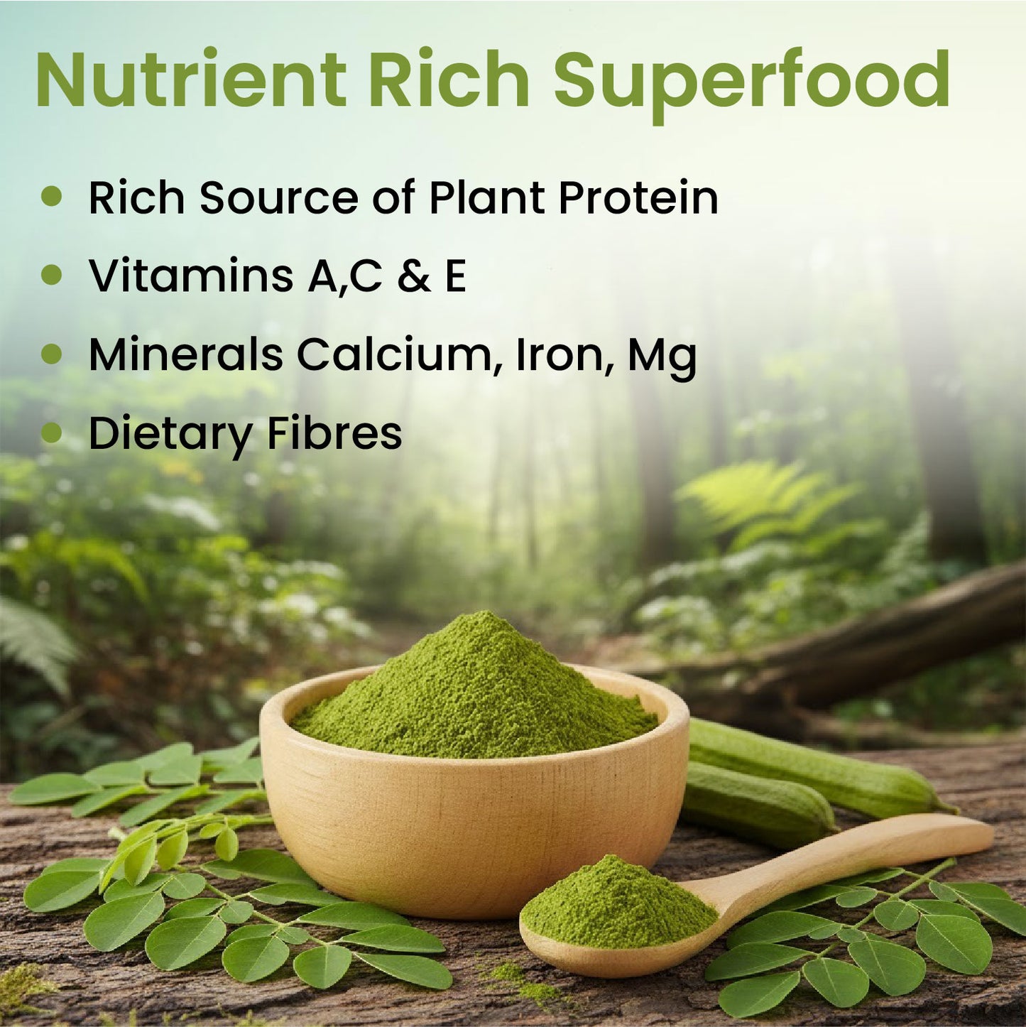 Vlado’s Himalayan Organics Organic Moringa Tablets | 1200 mg Moringa Leaf Extract | Pure Plant-Based Superfood | 60 Tablets