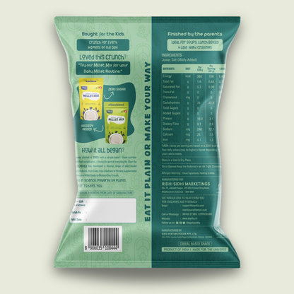 Jowar Pori | Smart Millet Crunch | Anytime Snack | 100 Gms | Pack of 3