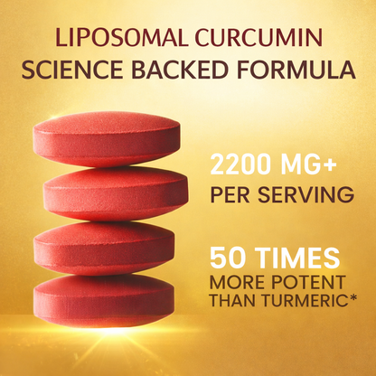 Vlado’s Himalayan Organics Liposomal Curcumin 2200 mg+ with BioPerine & Herbal Extracts – 60 Vegetarian Tablets