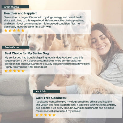 FURRMATE Fresh Wet Dog Food (300g) | 100% Vegetarian & High in Protein | NO-Chick'n Feast