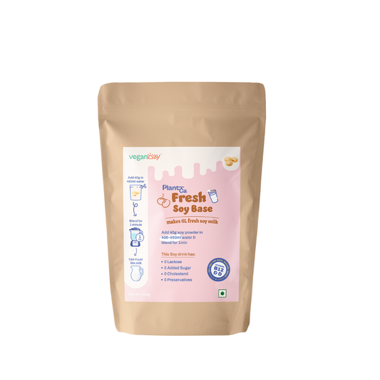 Veganday PlantCa Fresh Soy Drink | Plant Based Milk Substitute | Lactose Free & Cholesterol Free | Zero Sugar & No Preservatives (6L Pouch)
