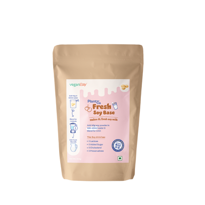 Veganday PlantCa Fresh Soy Drink | Plant Based Milk Substitute | Lactose Free & Cholesterol Free | Zero Sugar & No Preservatives (6L Pouch)