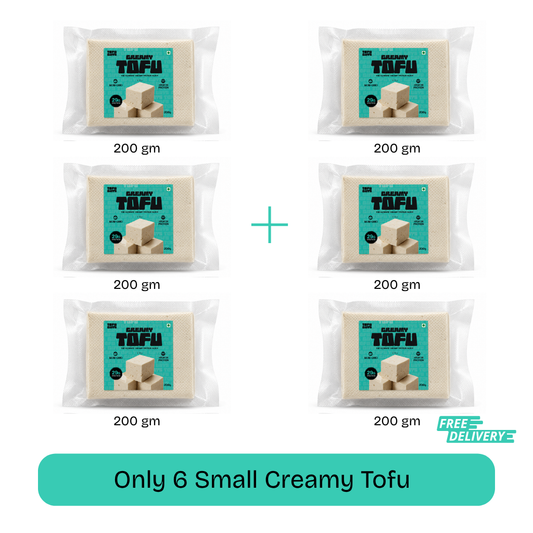 Tofu Guys Creamy Tofu 200 gm (Pack of 6)- Bangalore Only