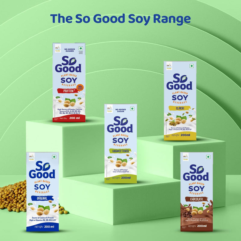 So Good Soy Natural Unsweetened Beverage, 200ml