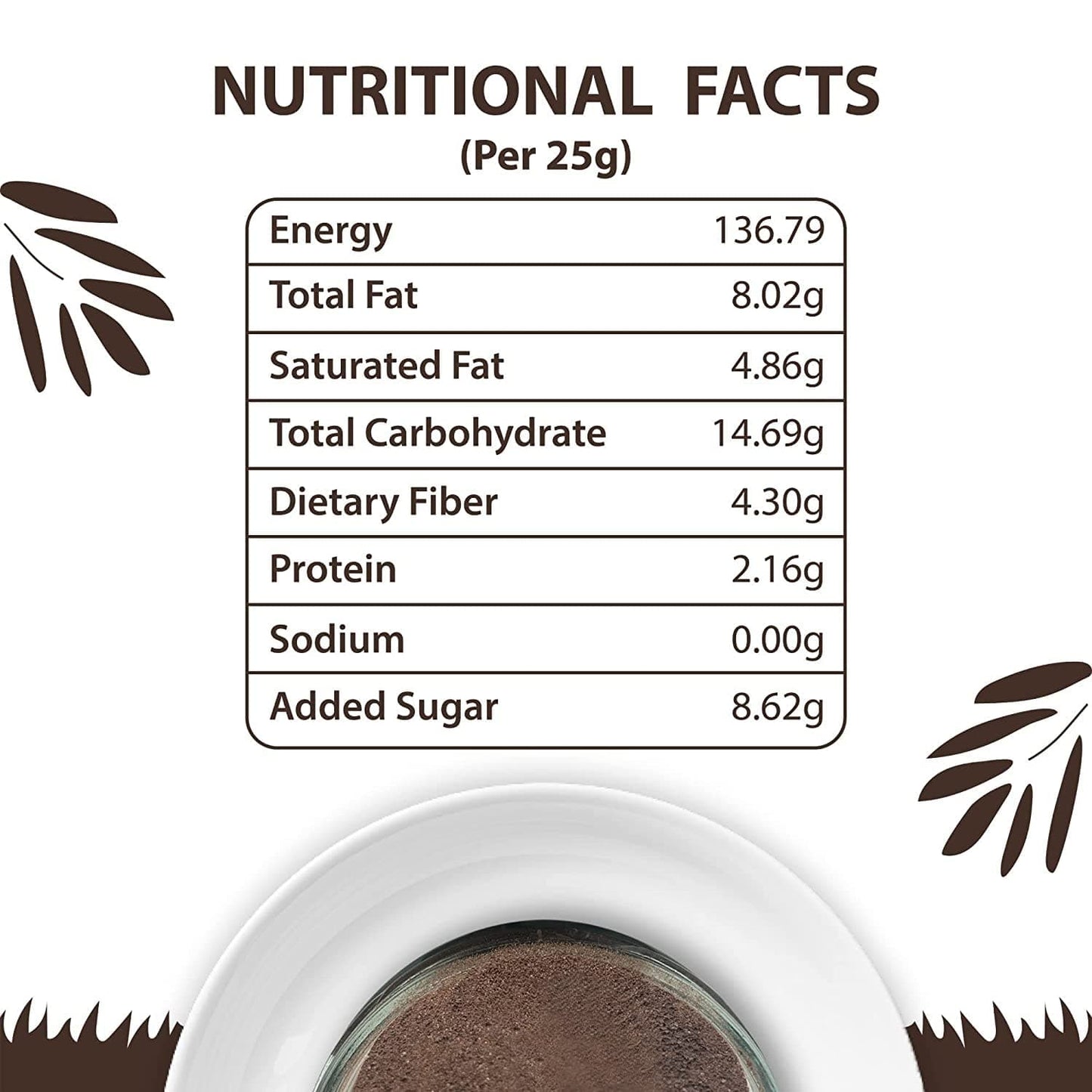 Darkins 57% Hot Chocolate Mix Classic Blend | Unrefined Cane Sugar |100g Each Pack of 2