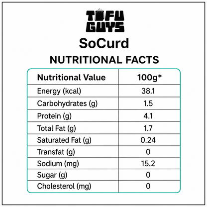 Tofu Guys_SoCurd, 400gm (pack of 2/4) (Bangalore only)