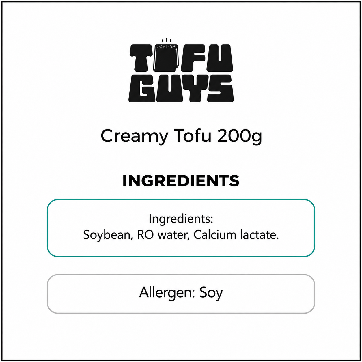 Tofu Guys Creamy Tofu 200gm pack of 2- Bangalore Only