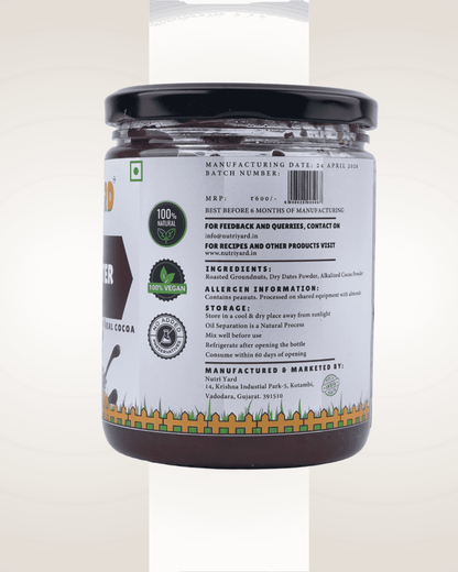 Nutri Yard Chocolate Peanut Butter Creamy - 500gm