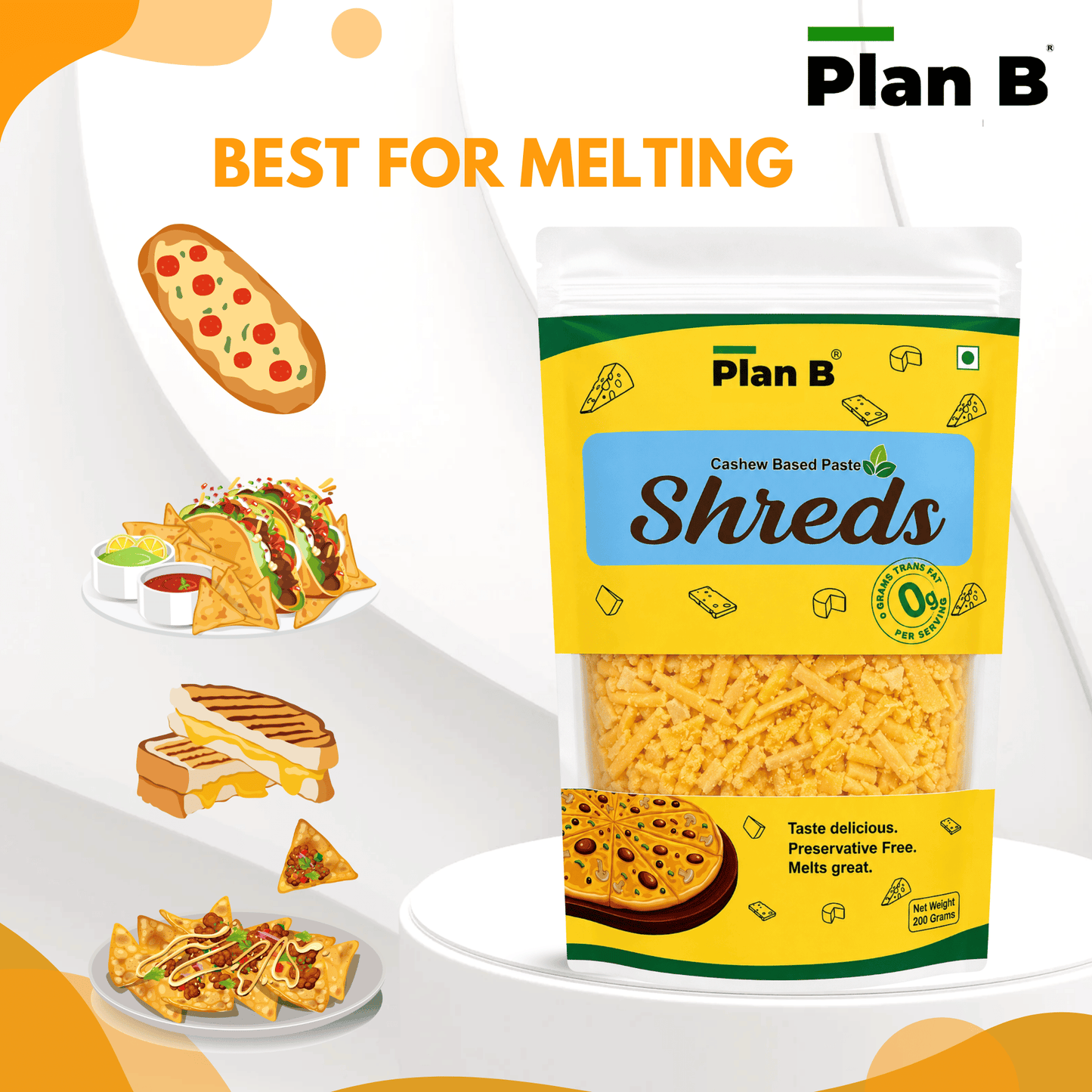 Plan B Cheezy Shreds 200 g