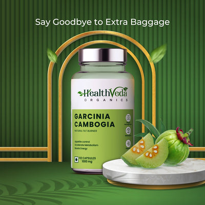 Health Veda Organics Plant Based Garcinia Cambogia- 60 Veg Capsules