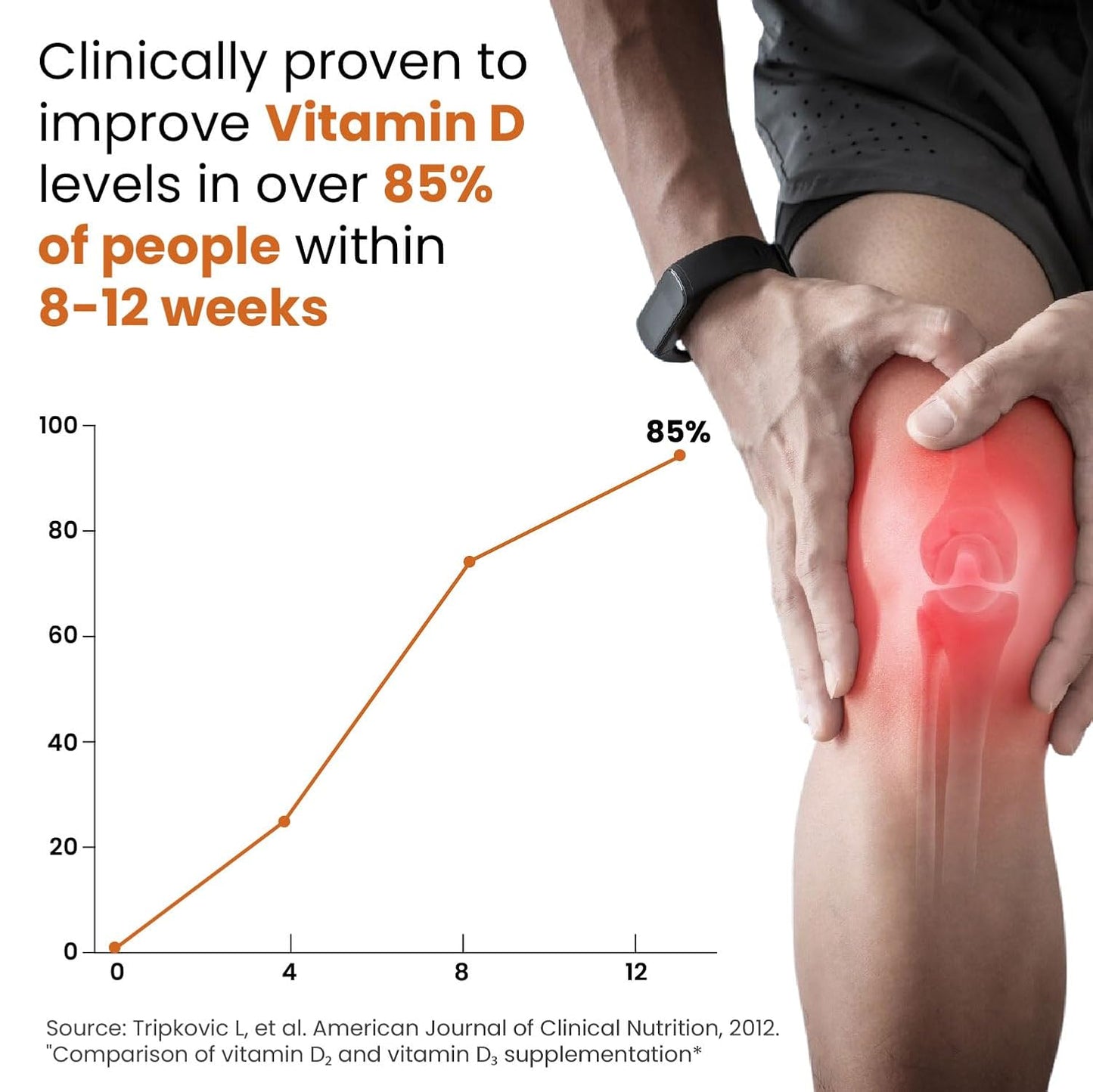 Vlado’s Himalayan Organics Vitamin D3 10,000 IU | Chewable Cholecalciferol Tablets | Vitamin D3 Supplement | Orange Flavour | 60 Tablets