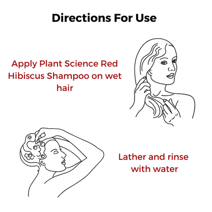 Atrimed Plant Science Red Hibiscus Shampoo | For Bouncy & Frizz Free Hair 100ml (Pack of 2)