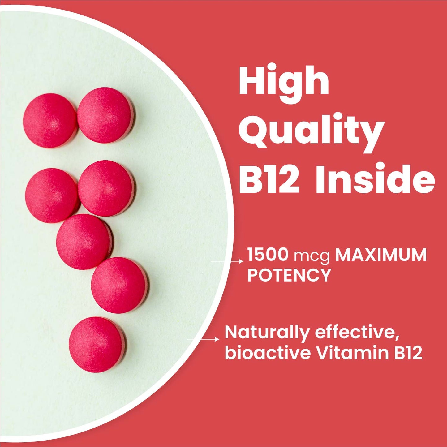 Vlado's Himalayan Organics Methylcobalamin Vitamin B12 1500mcg - 90 Veg Tablets