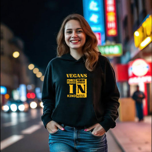 Unisex Hoodies | Vegans believe in kindness