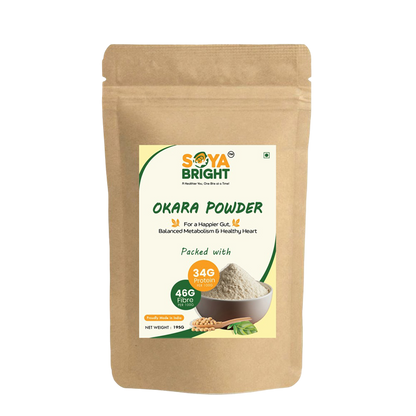 Soya Bright Okara Powder 195g | Soybean Pulp Powder | Gluten Free