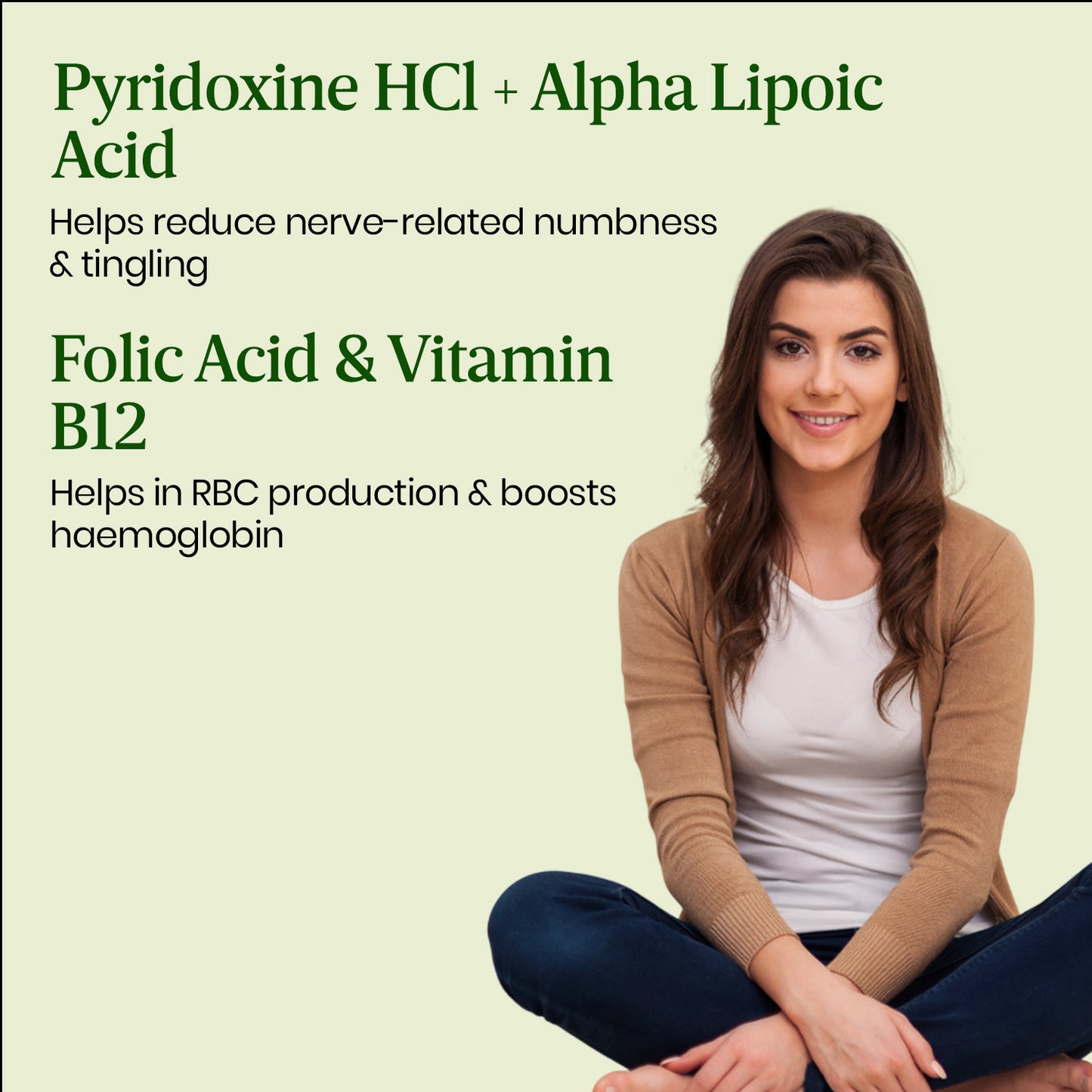 Vlado's Himalayan Organics Vitamin B12 1500 mcg with Vitamin D3 | Methylcobalamin, Alpha Lipoic Acid & Folic Acid | Dietary Supplement for Men & Women | 60 Tablets