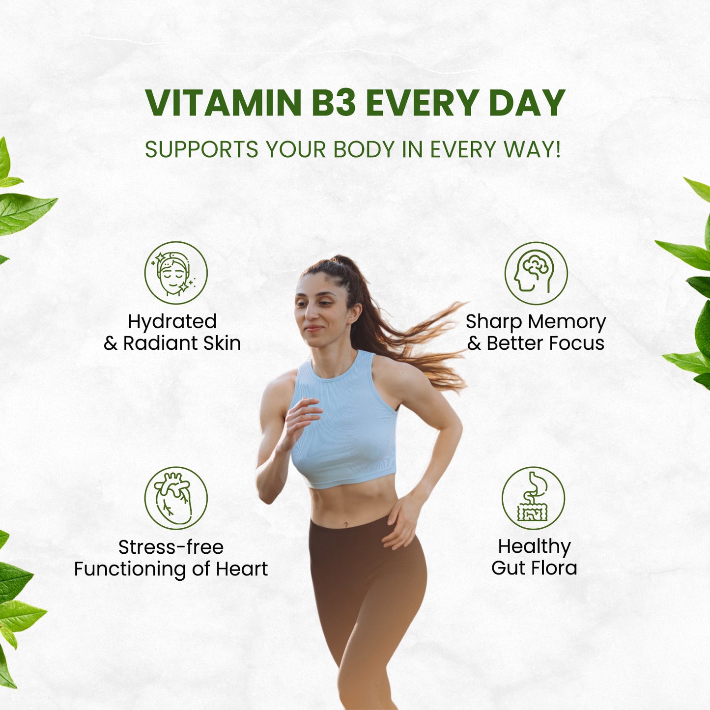 Vlado's Himalayan Organics Plant-Based Vitamin B3 | Supports Healthy Skin and Heart 120 Capsules