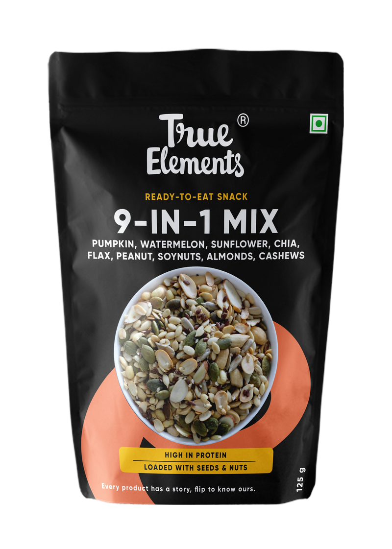 True Elements Roasted 9 in 1 Snack Mix | Seeds | Seeds Mix