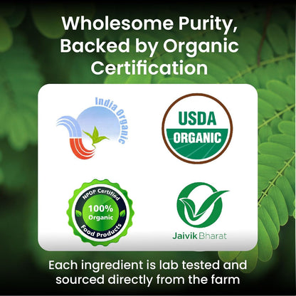 Vlado’s Himalayan Organics Moringa Powder | 100% Organic & Pure Superfood | 200g