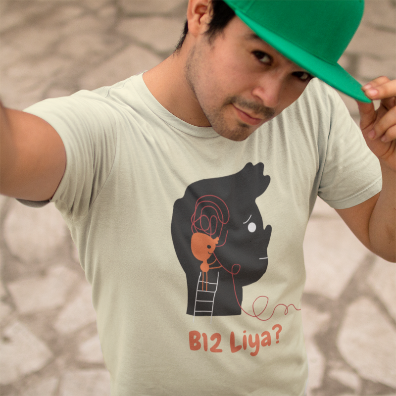 B12 Liya? (entangled mind) (male/unisex-vd-t-shirt)